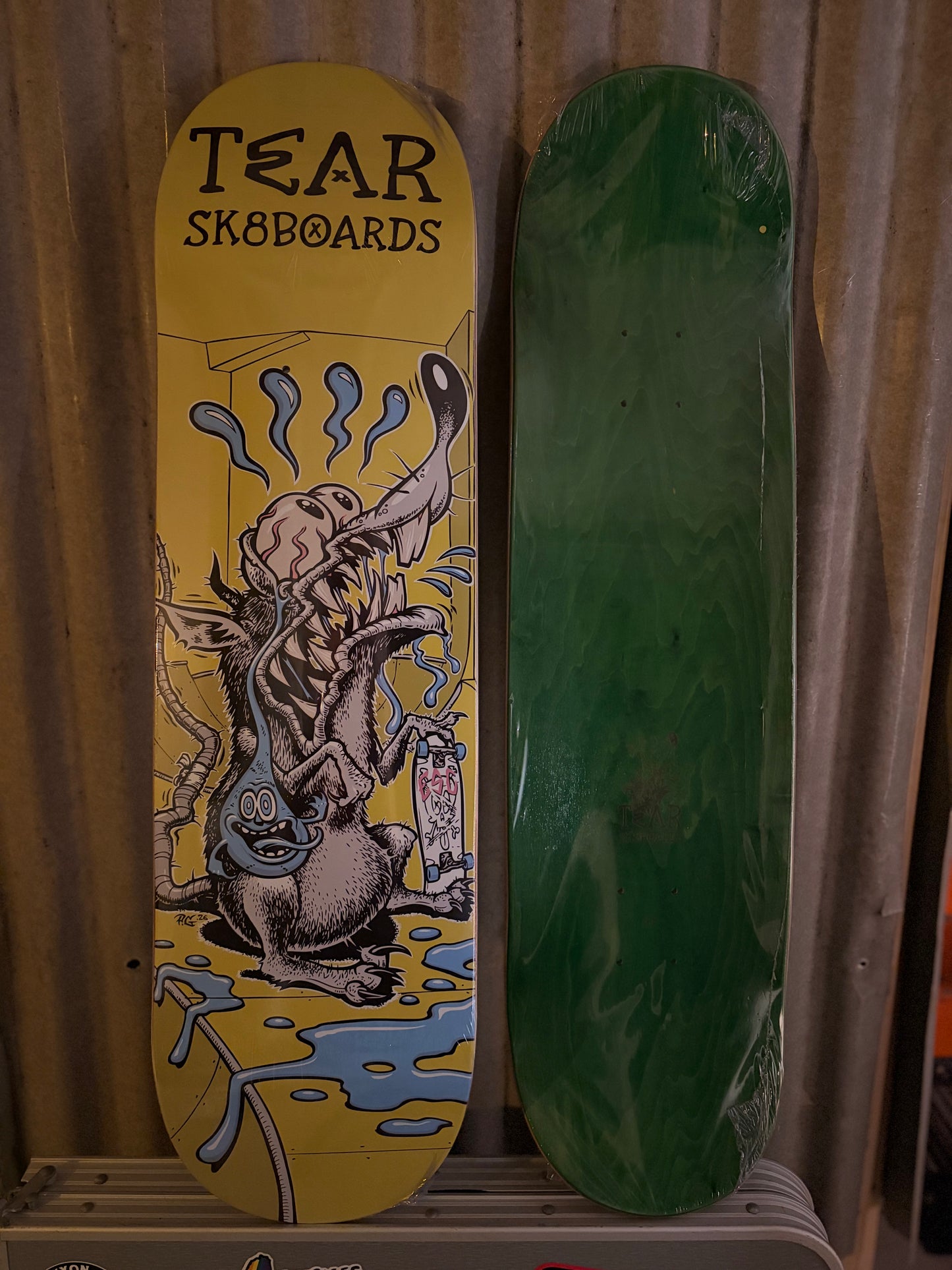B: ShedRat Skateboard Deck